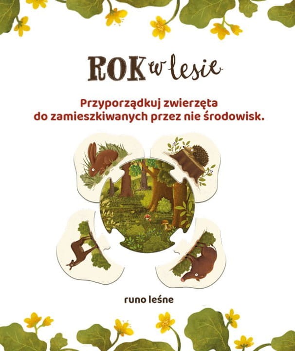 Rok w lesie. Gdzie żyją zwierzęta?