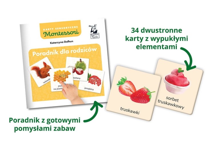 Przyroda tu i tam. Karty sensoryczne z książeczką