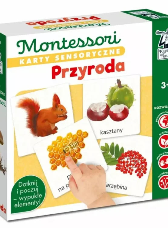 Przyroda tu i tam. Karty sensoryczne z książeczką