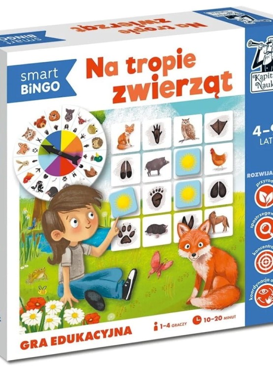 Na tropie zwierząt. Gra edukacyjna