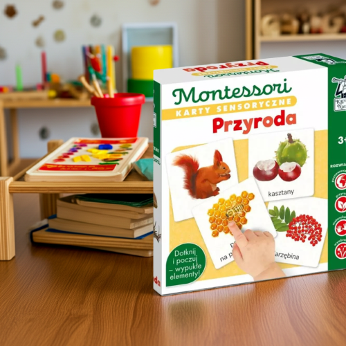 Przyroda tu i tam. Karty sensoryczne z książeczką